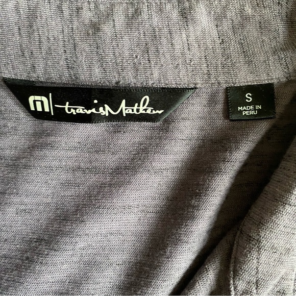 Travis Mathew Golf Polo Mauve Purple Men’s Size Small - Picture 3 of 8